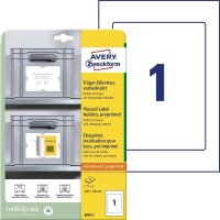 AVERY Zweckform Träger-Etiketten  8003-5 weiß...