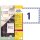 AVERY Zweckform Hinterglasaufkleber L9002-10 weiß 210,0 x 148,0 mm, 10 Blatt
