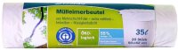 Secolan® Müllbeutel 35,0 l weiß 25,0...