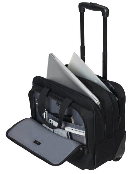 DICOTA Laptop-Trolley Eco Top Traveller BASE Kunstfaser schwarz 42,0 x 39,0 x 22,0 cm