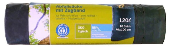 Secolan® Müllbeutel 120,0 l blau 35,0 µm, 10 St.