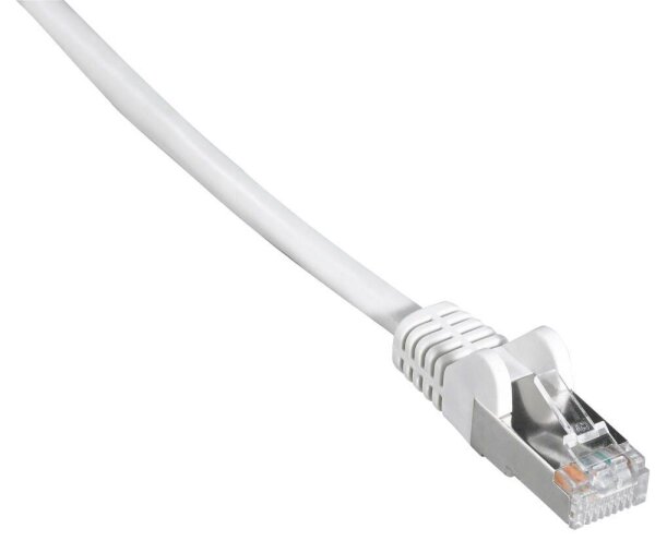 goobay RJ-45 Netzwerkkabel 20,0 m weiß bis zu 1,00 Gbit/Sek. bis zu 100 MHz, 1 St.