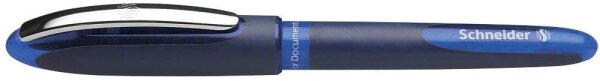 Schneider One Business Tintenroller blau/schwarz 0,6 mm, Schreibfarbe: blau, 1 St.