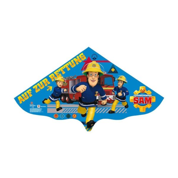 Günther® Flugdrachen Feuerwehrmann Sam mehrfarbig, 1 St.