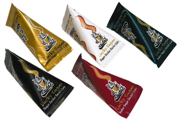 HELLMA  LUCKY SUGAR HOT CUP Zuckersticks, 500x 4,5 g