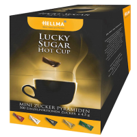 HELLMA  LUCKY SUGAR HOT CUP Zuckersticks, 500x 4,5 g