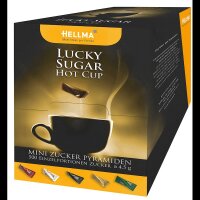 HELLMA  LUCKY SUGAR HOT CUP Zuckersticks, 500x 4,5 g