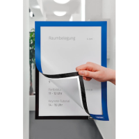 magnetoplan Magnetrahmen selbstklebend Magnetofix  blau A4, 2 St.