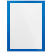 magnetoplan Magnetrahmen selbstklebend Magnetofix  blau A4, 2 St.