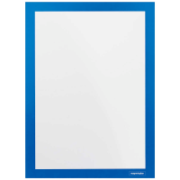 magnetoplan Magnetrahmen selbstklebend Magnetofix  blau A4, 2 St.