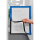 magnetoplan Magnetrahmen selbstklebend Magnetofix  blau A4, 2 St.