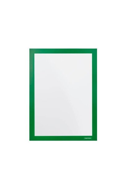 magnetoplan Magnetrahmen selbstklebend Magnetofix  grün A4, 2 St.
