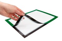 magnetoplan Magnetrahmen selbstklebend Magnetofix  grün A4, 2 St.
