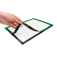 magnetoplan Magnetrahmen selbstklebend Magnetofix  grün A4, 2 St.