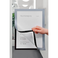 magnetoplan Magnetrahmen selbstklebend Magnetofix  grau...