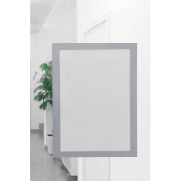 magnetoplan Magnetrahmen selbstklebend Magnetofix  grau A4, 2 St.