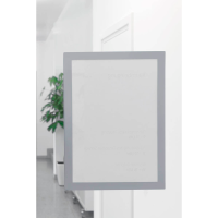 magnetoplan Magnetrahmen selbstklebend Magnetofix  grau A4, 2 St.