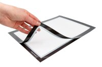 magnetoplan Magnetrahmen selbstklebend Magnetofix  grau A4, 2 St.