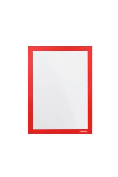magnetoplan Magnetrahmen selbstklebend Magnetofix  rot A4, 2 St.