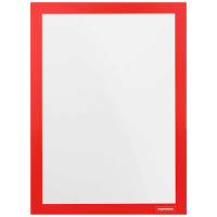 magnetoplan Magnetrahmen selbstklebend Magnetofix  rot A4, 2 St.