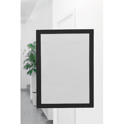 magnetoplan Magnetrahmen selbstklebend Magnetofix  schwarz A5, 2 St.