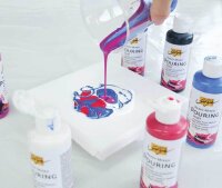 KREUL Pouring Acrylfarben farbsortiert, 6 St.
