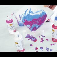 KREUL Pouring Acrylfarben farbsortiert, 6 St.