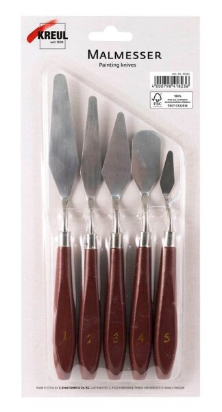 KREUL SOLO Goya Malerspachtel-Set 5-teilig