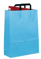 VP Papier-Tragetaschen aquamarin 32,0 x 42,0 cm, 50 St.