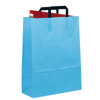 VP Papier-Tragetaschen aquamarin 32,0 x 42,0 cm, 50 St.