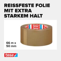 tesa Packband tesapack® Ultra Strong Recycled braun 50,0 mm x 66,0 m 1 Rolle