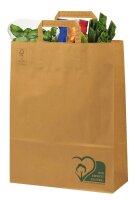 VP Papier-Tragetaschen braun 32,0 x 42,0 cm, 50 St.