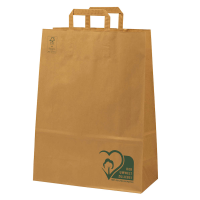 VP Papier-Tragetaschen braun 32,0 x 42,0 cm, 50 St.