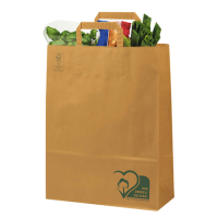 VP Papier-Tragetaschen braun 32,0 x 42,0 cm, 50 St.