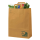 VP Papier-Tragetaschen braun 32,0 x 42,0 cm, 50 St.