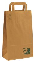 VP Papier-Tragetaschen braun 22,0 x 36,0 cm, 50 St.
