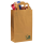 VP Papier-Tragetaschen braun 22,0 x 36,0 cm, 50 St.