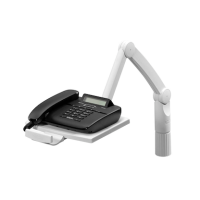Hansa Telefonschwenkarm TSA 5020 lichtgrau