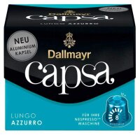 Dallmayr Capsa LUNGO AZZURRO Kaffeekapseln, Arabica- und...