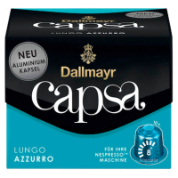 Dallmayr Capsa LUNGO AZZURRO Kaffeekapseln, Arabica- und...