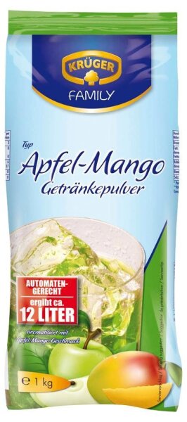 KRÜGER Apfel-Mango Getränkepulver 1,0 kg