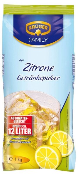 KRÜGER Zitrone Getränkepulver 1,0 kg