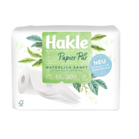 Hakle Toilettenpapier Pur NATÜRLICH SANFT 4-lagig, 4...