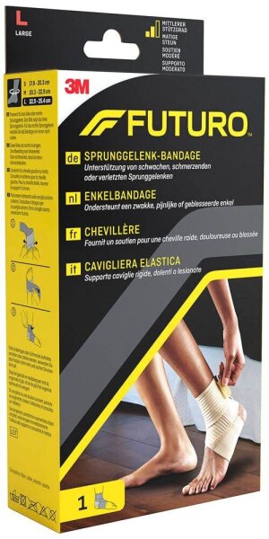FUTURO™ Sprunggelenkbandage 47876DABI, Gr. L beige 22,9-25,4 cm, 1 St.