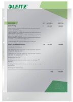 LEITZ Prospekthüllen 4744 DIN A4 glasklar glatt 0,08 mm, 100 St.