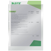 LEITZ Prospekthüllen 4744 DIN A4 glasklar glatt 0,08 mm, 100 St.