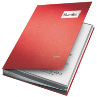 LEITZ Unterschriftenmappe Unterschritsmappe 5700 20 Fächer rot, 1 St.