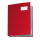 LEITZ Unterschriftenmappe Unterschritsmappe 5700 20 Fächer rot, 1 St.