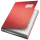 LEITZ Unterschriftenmappe Unterschritsmappe 5700 20 Fächer rot, 1 St.