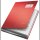 LEITZ Unterschriftenmappe Unterschritsmappe 5700 20 Fächer rot, 1 St.